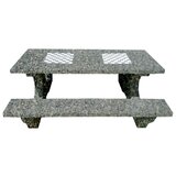 Set mese cu banci sau scaune din beton/ marmura